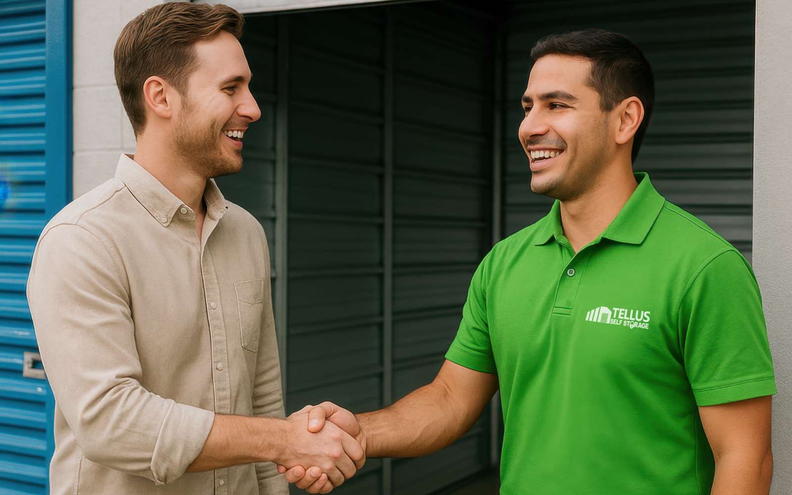 Happy Tellus Storage Couple